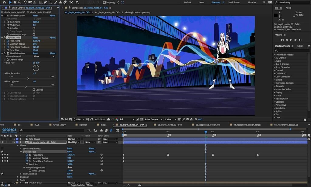 Adobe After Effects | Visual effects and motion graphics software | 1-month Subscription with auto-renewal, PC/Mac