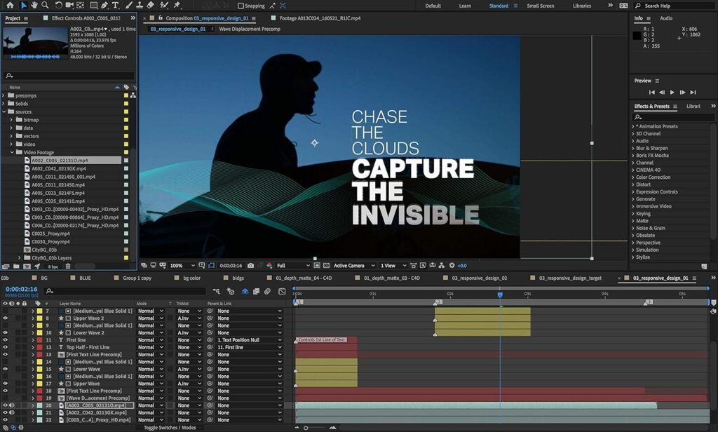 Adobe After Effects | Visual effects and motion graphics software | 1-month Subscription with auto-renewal, PC/Mac