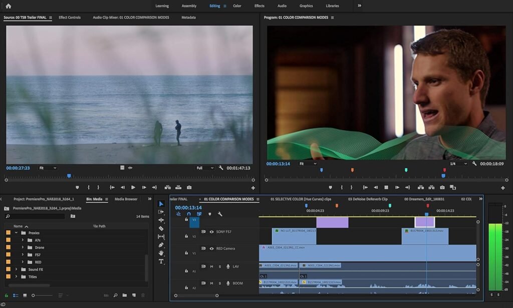 Adobe Premiere Pro | Video editing and production software | 1-month Subscription with auto-renewal, PC/Mac