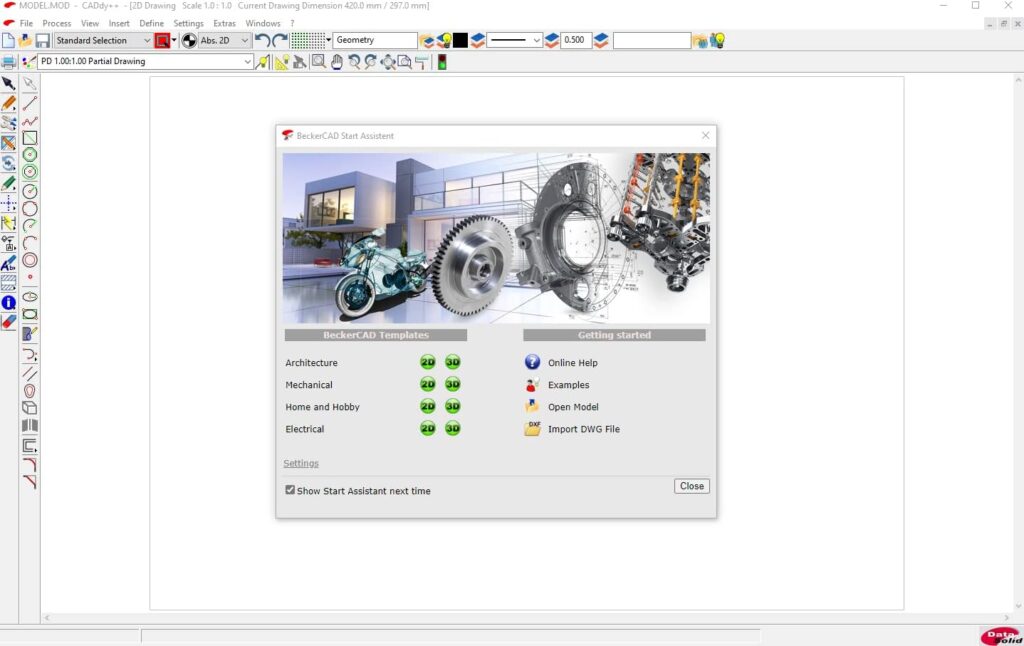 BeckerCAD 15 - 2D software for home design, architecture, engineering and more, compatible with AutoCAD, Lifetime License for Win 11, 10, 8.1, 7