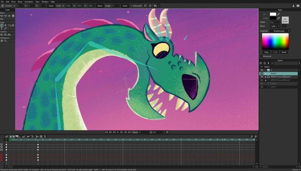 Moho Debut 14 | Animation software for PC and macOS