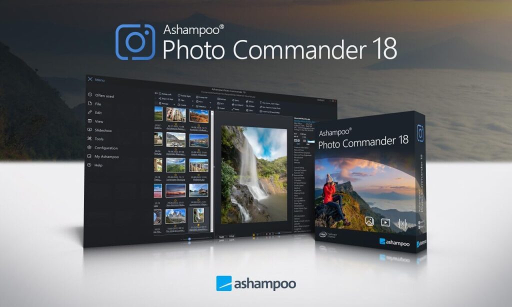 Photo editing software compatible with Windows 11, 10 – view, edit, enhance and organize your photos – more than 200 features (collages, slideshows and more)
