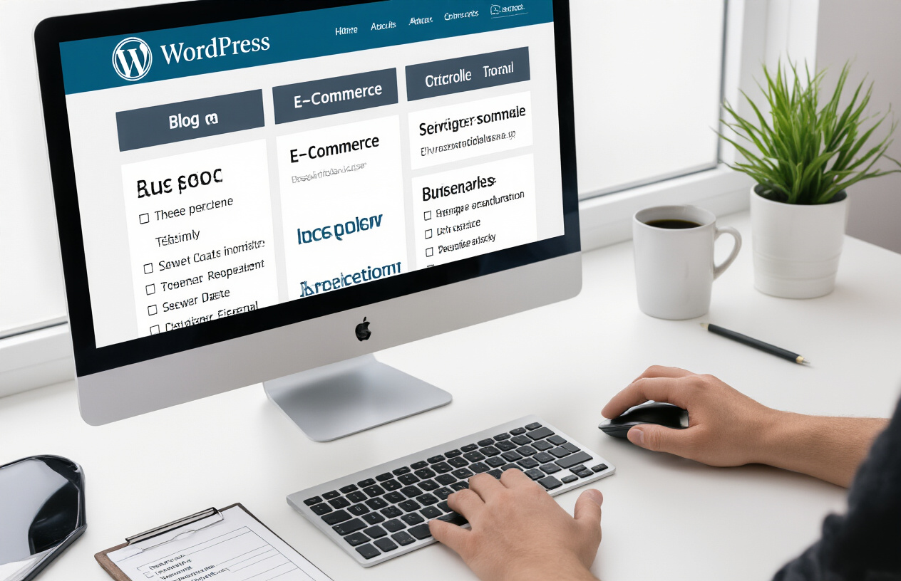Theme Selection Based on Website Type