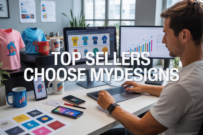 Read more about the article Why Top Sellers Choose MyDesigns to Create and Automate Their Print on Demand Business