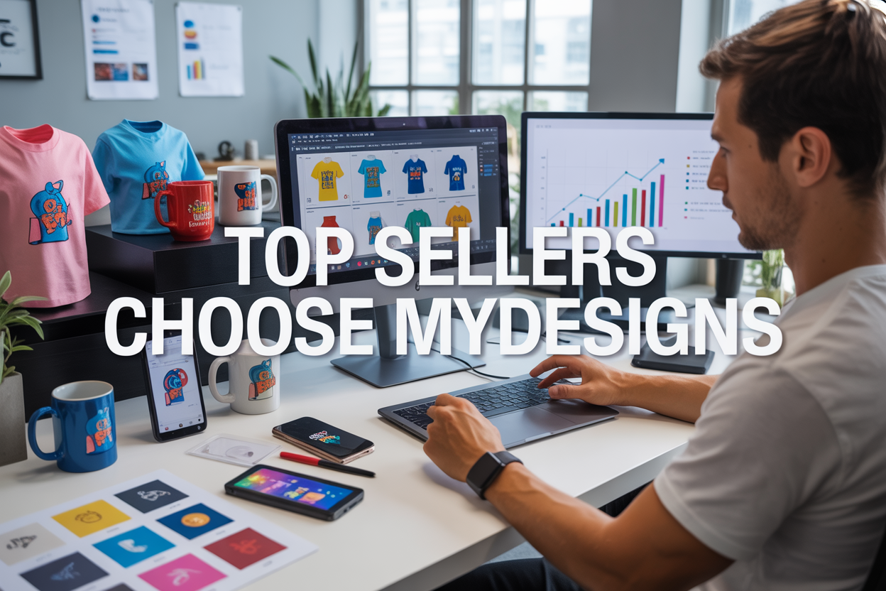 Read more about the article Why Top Sellers Choose MyDesigns to Create and Automate Their Print on Demand Business