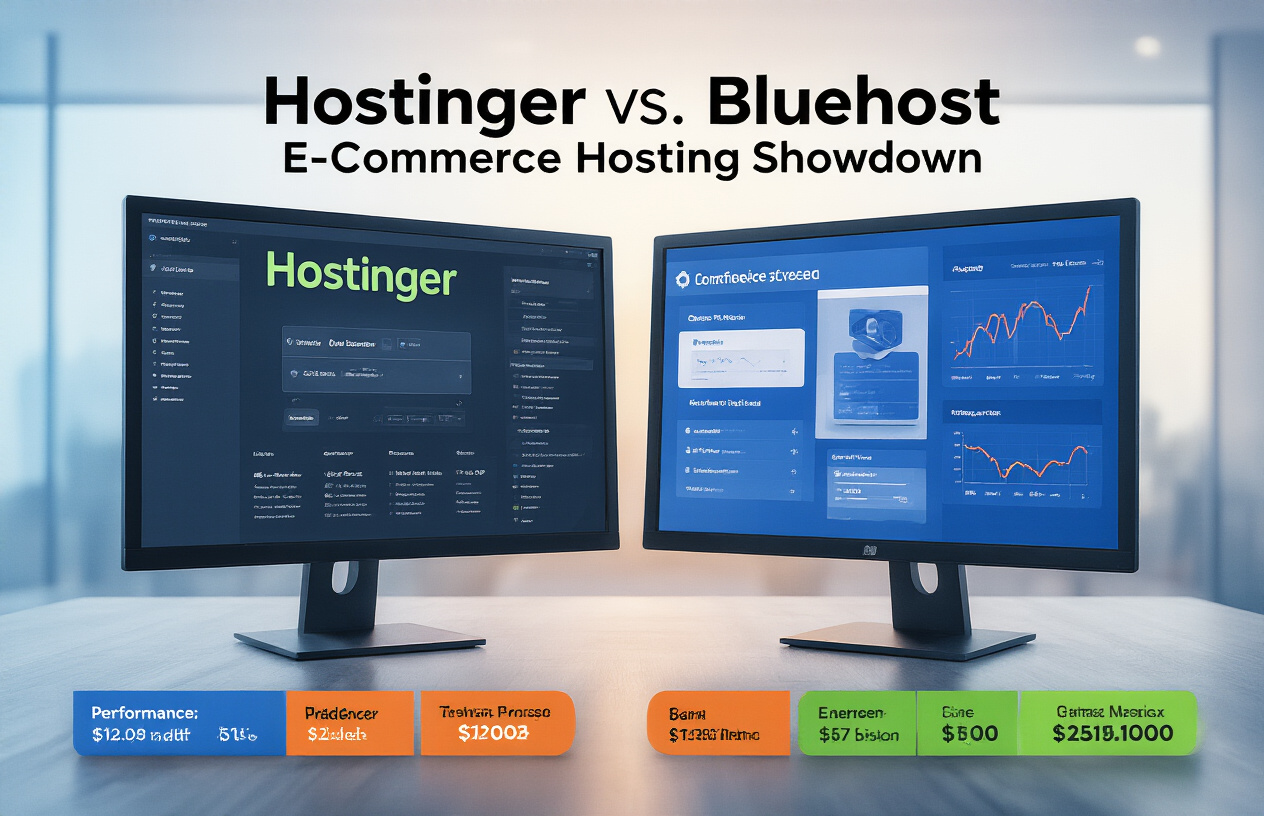 Read more about the article Hostinger vs Bluehost: Which Hosting Platform is Best for E-commerce Stores?