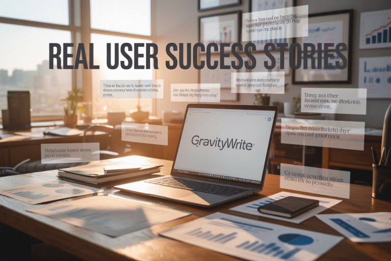 Read more about the article Real User Experiences: Gravitywriter All Tools Success Stories You Need to Read