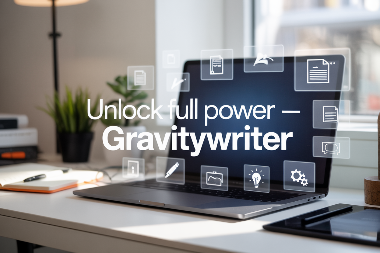 Read more about the article Unlock the Full Power: How to Use Gravitywriter All Tools for Effortless Content Creation
