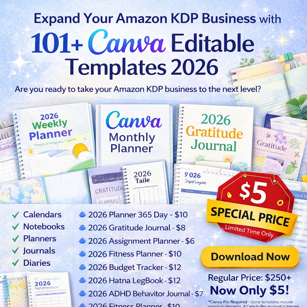 101+ Canva Editable Templates 2026